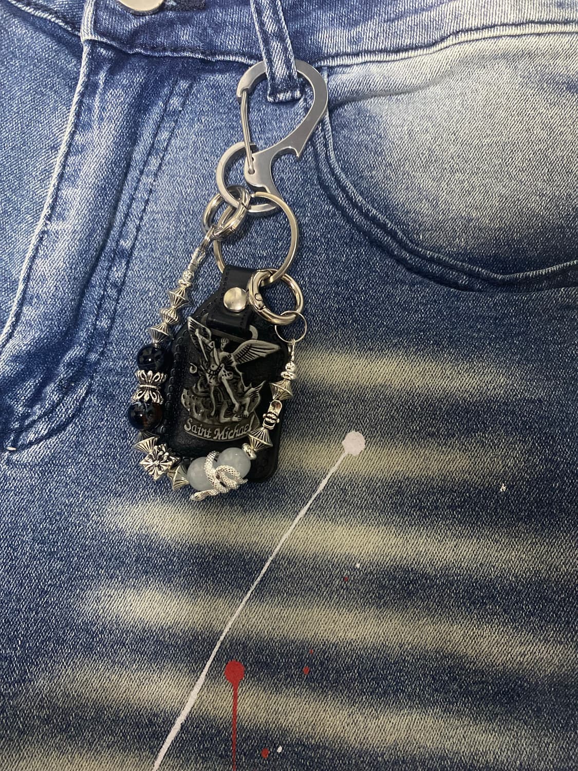 미카엘 천사 팬던트 키링 상품이미지3