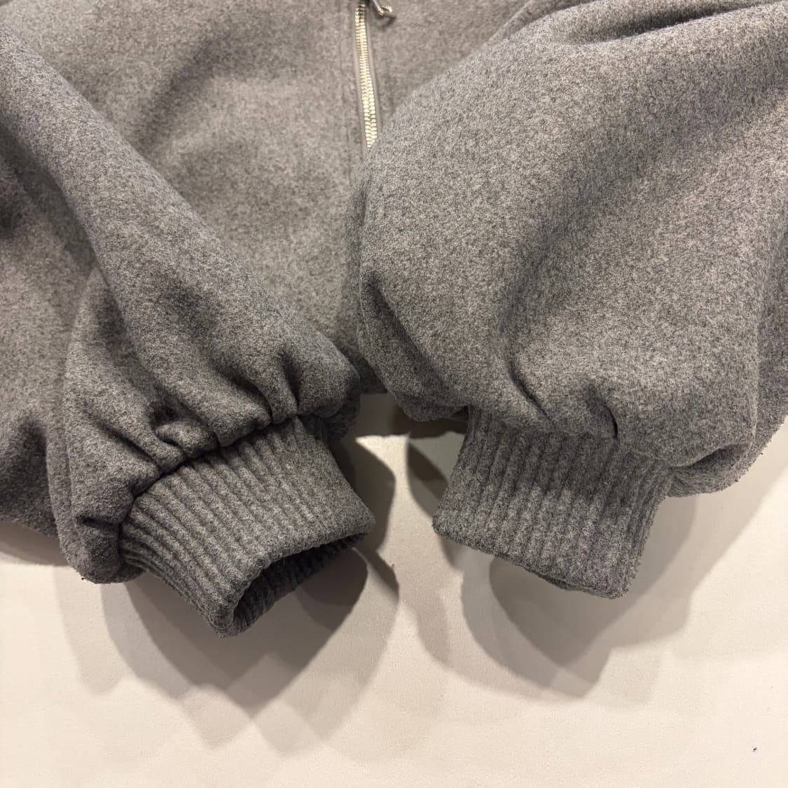 [L] 자라 회색 봄버 자켓 그레이 B446 상품이미지6