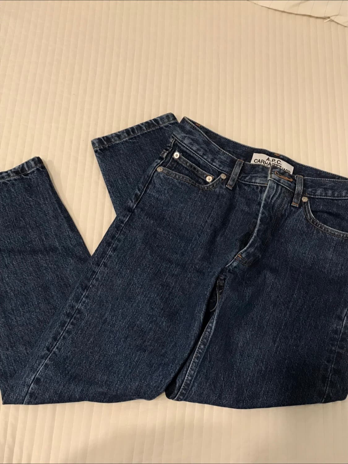 칼하트 x 아페쎄 A.P.C 콜라보 청바지 상품이미지3