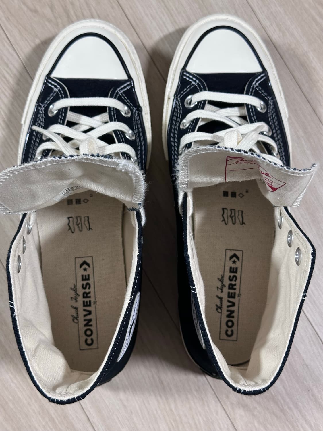 컨버스 척70 하이 블랙 255 상품이미지4