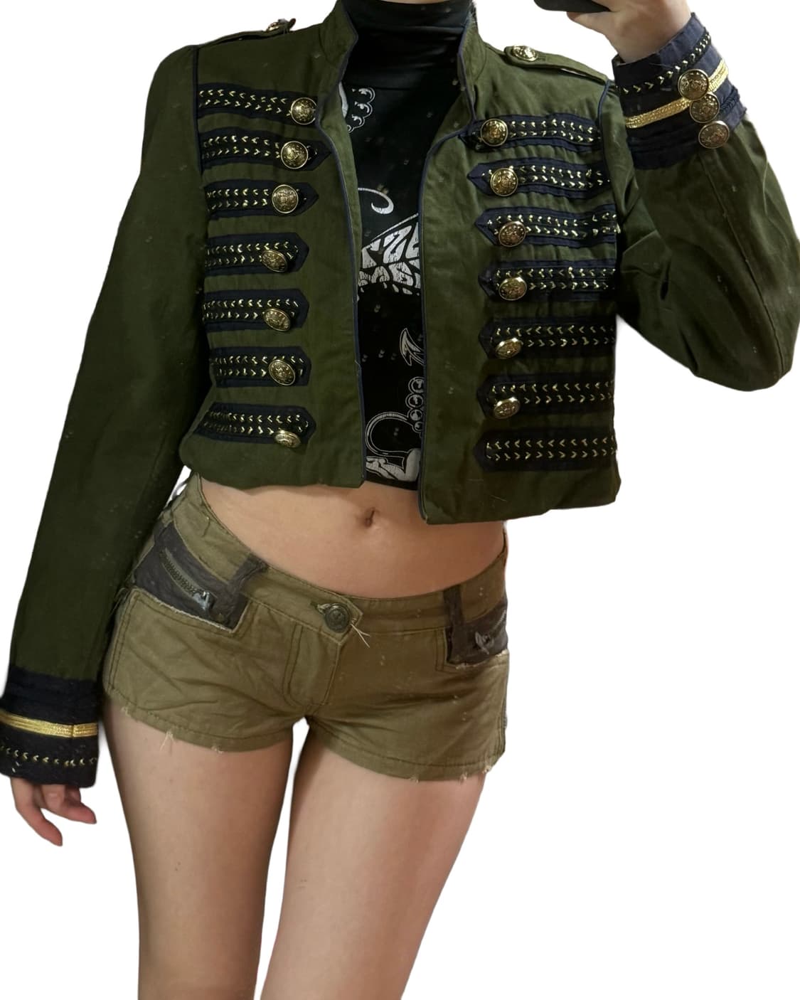 빈티지 유럽풍 나폴레옹 자켓 상품이미지4