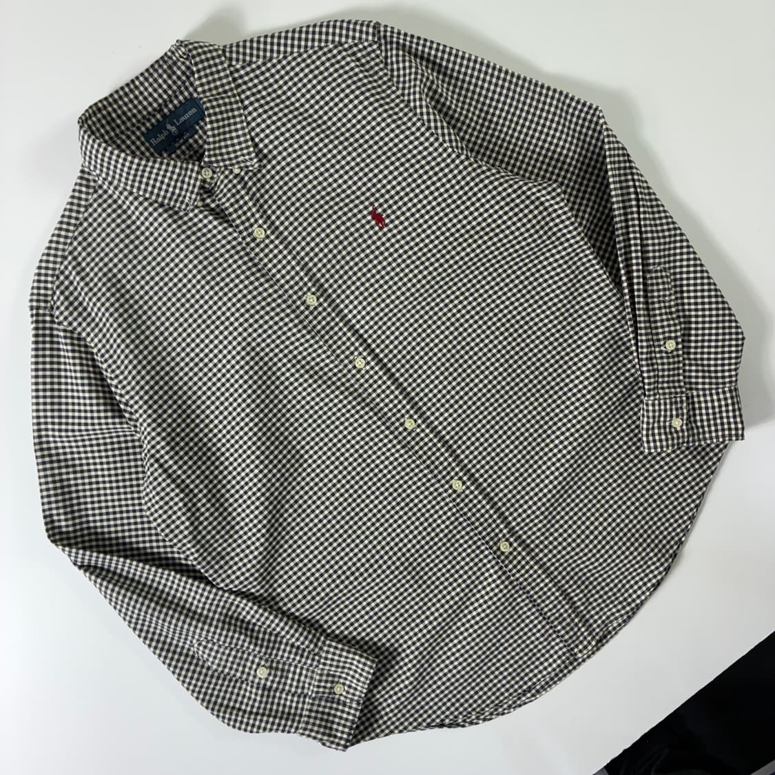 Polo  폴로 랄프로렌 자수 코튼 체크셔츠  상품이미지2