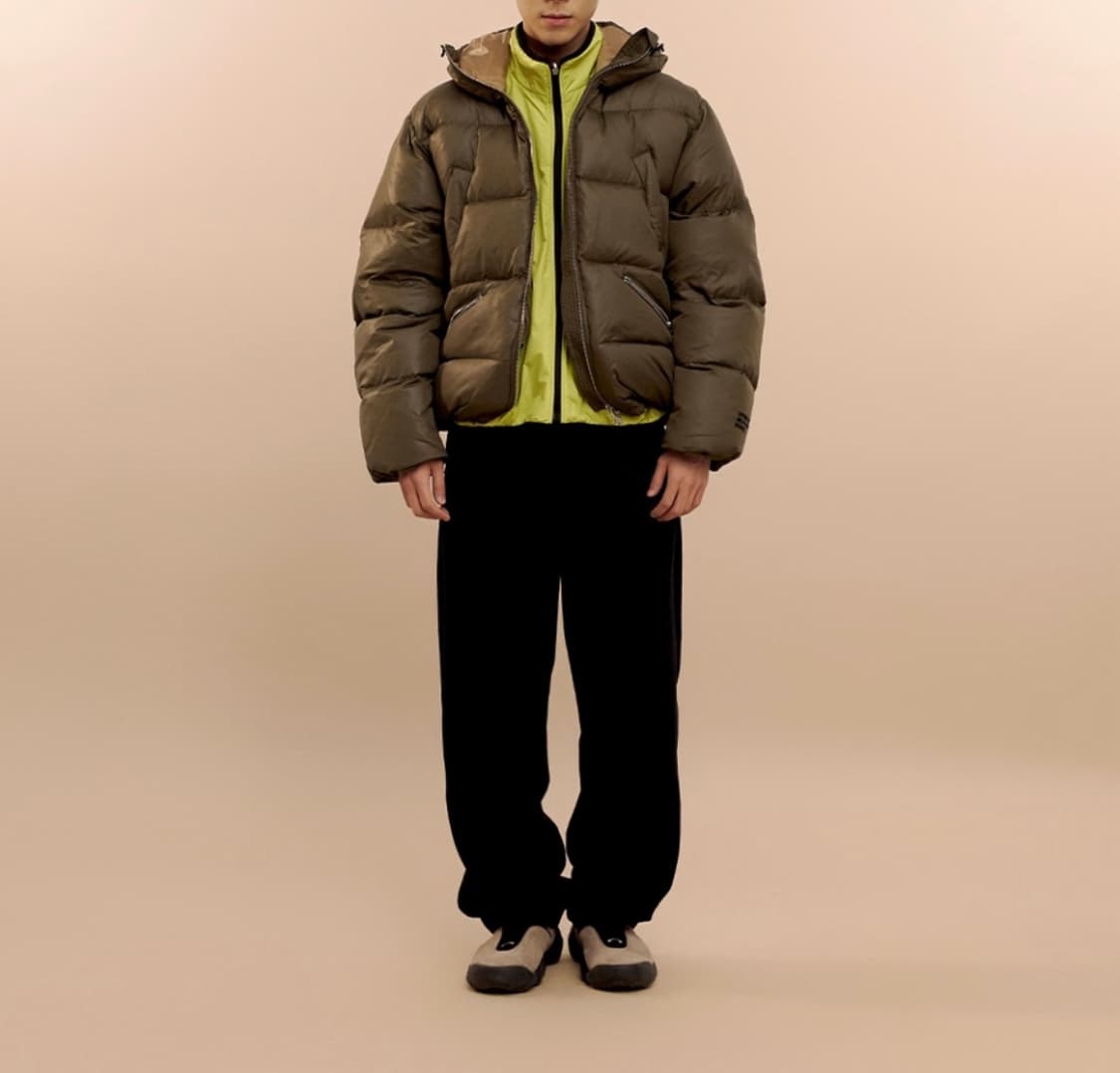 [새상품]MMLG 엠엠엘지 마운틴 후드 다운 올리브 상품이미지3