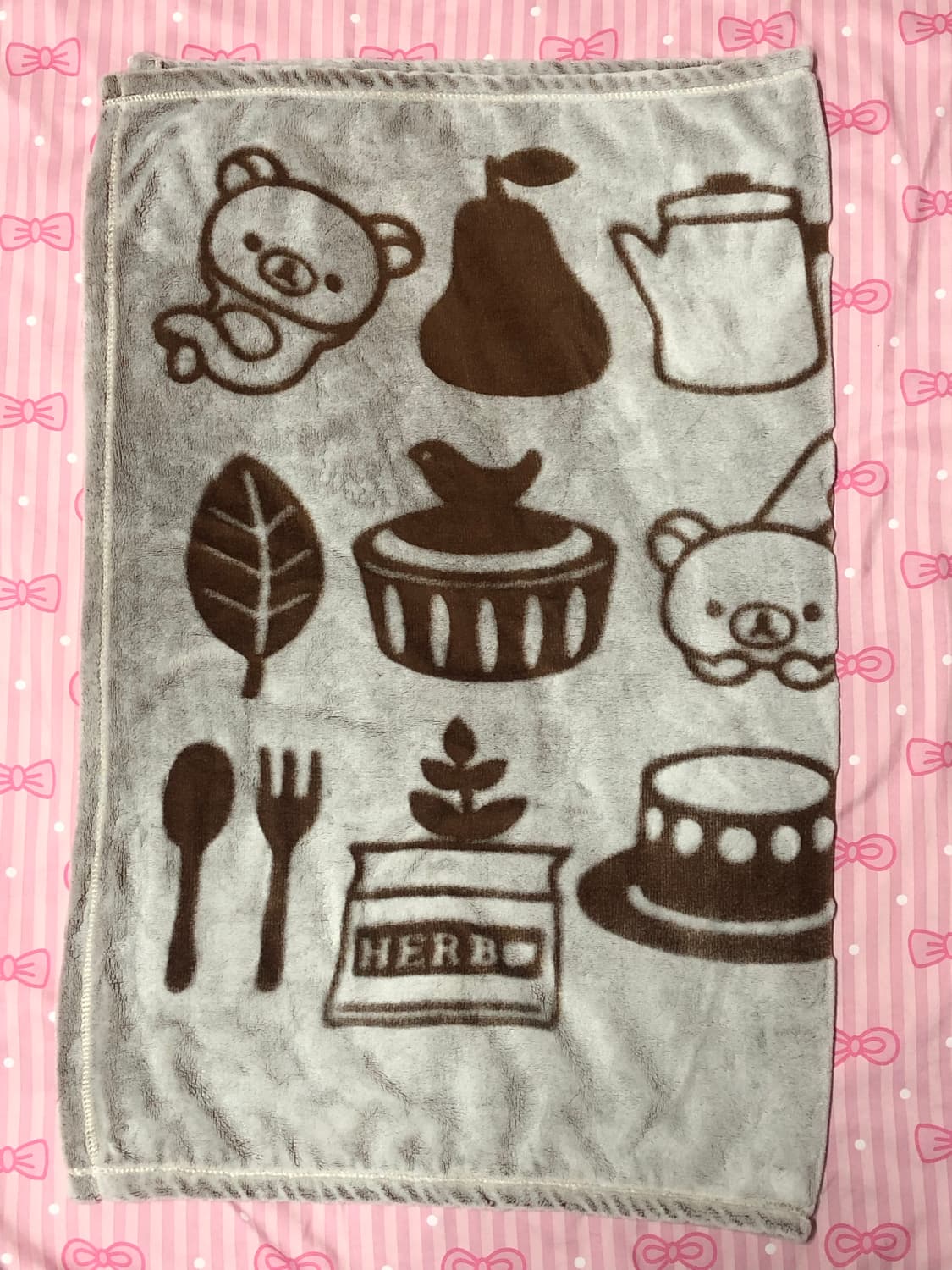 리락쿠마 무릎 담요 상품이미지2