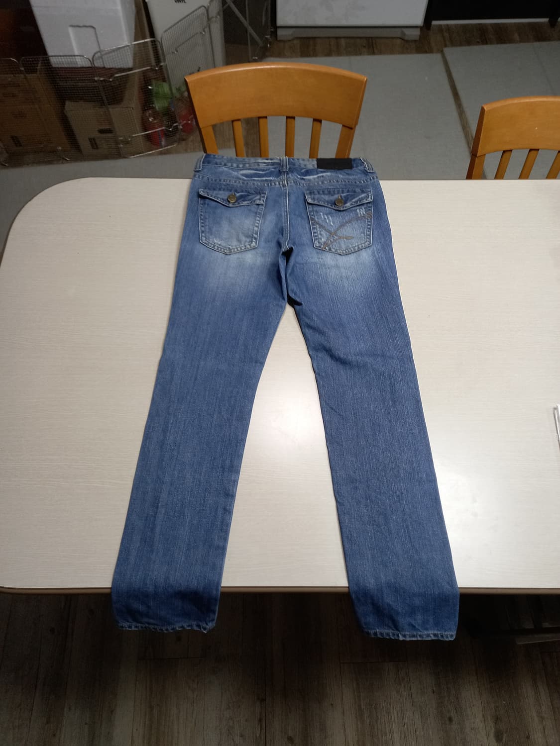 30 CONVERSE 데미지워싱 슬림일자 리페어진 30-229 상품이미지2