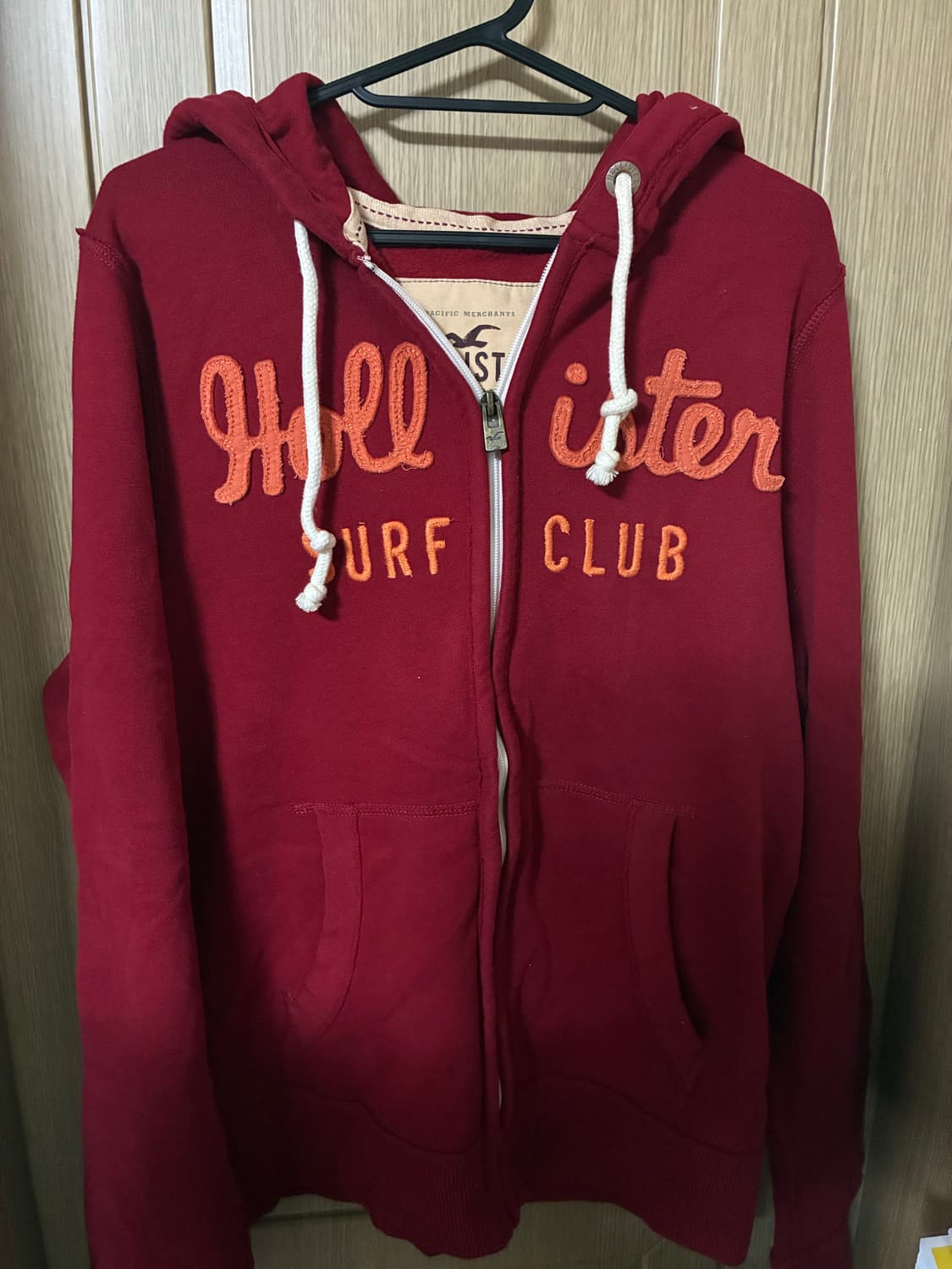 홀리스터 버건디 후집 상품이미지1