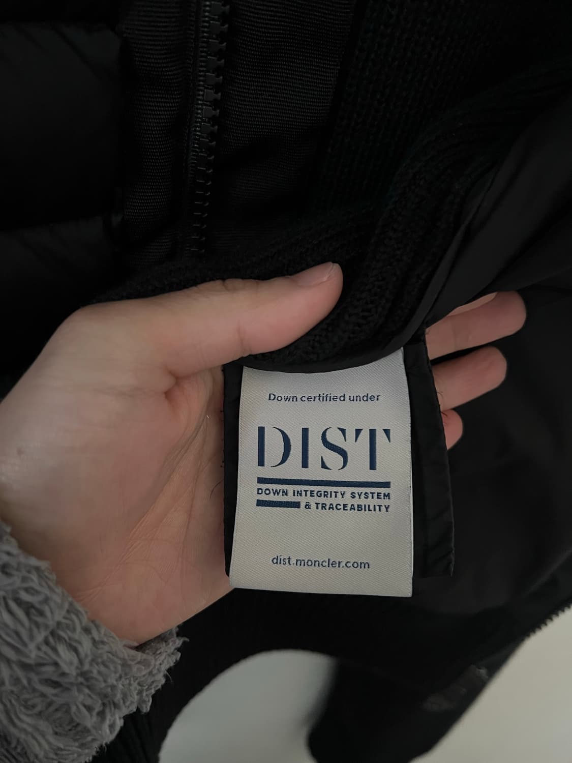 새상품급 트리콧 울니트패딩 후드 M 상품이미지8