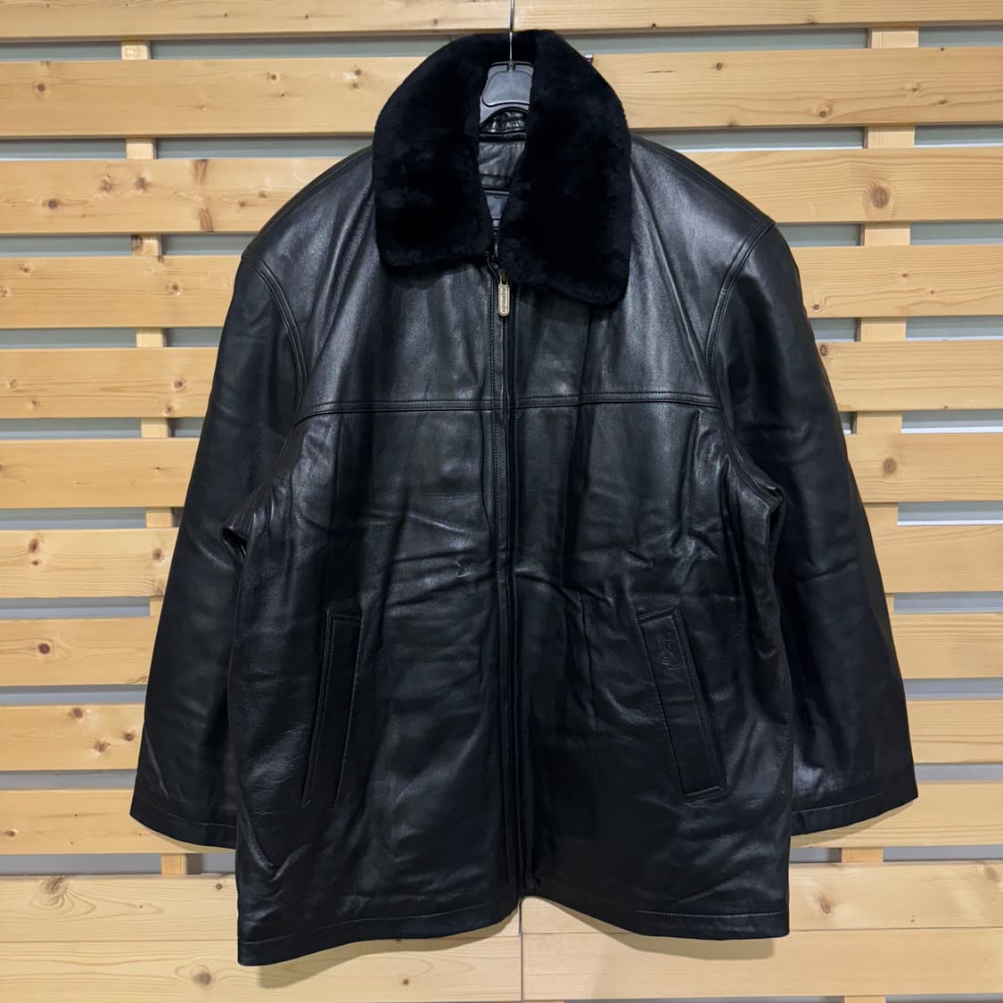 입생로랑 양가죽 자켓 상품이미지1