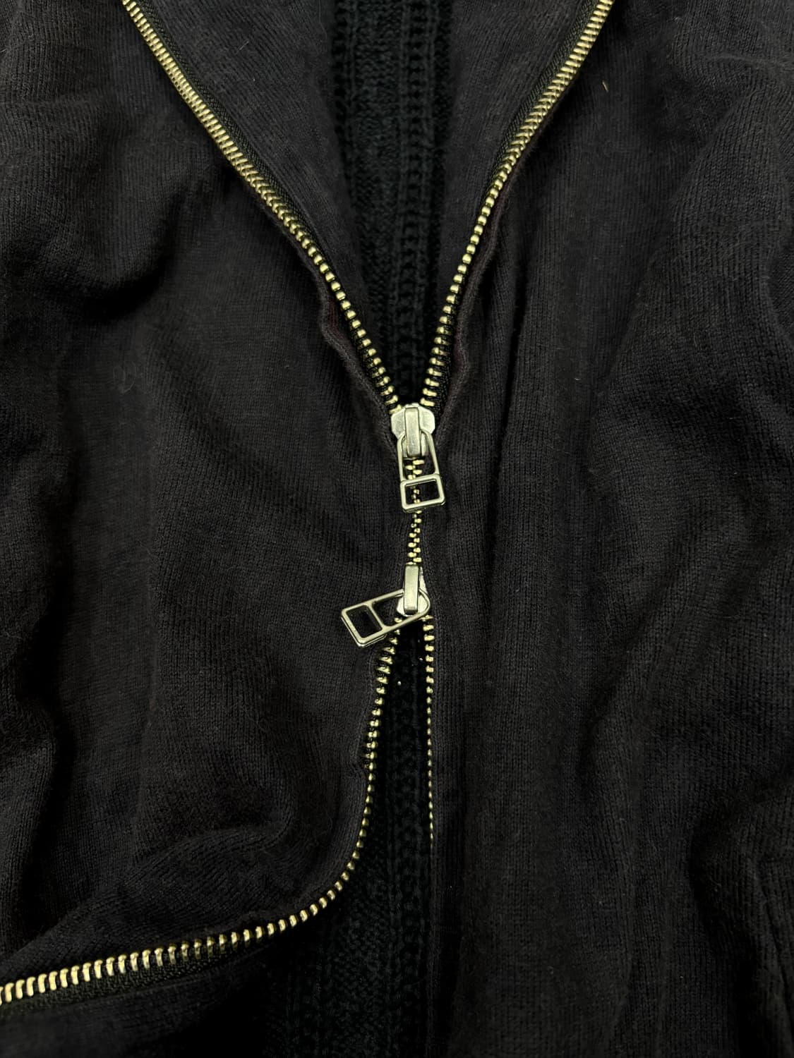 “COMME CA MEN” Deep Navy Knit Detail Hoo 상품이미지3