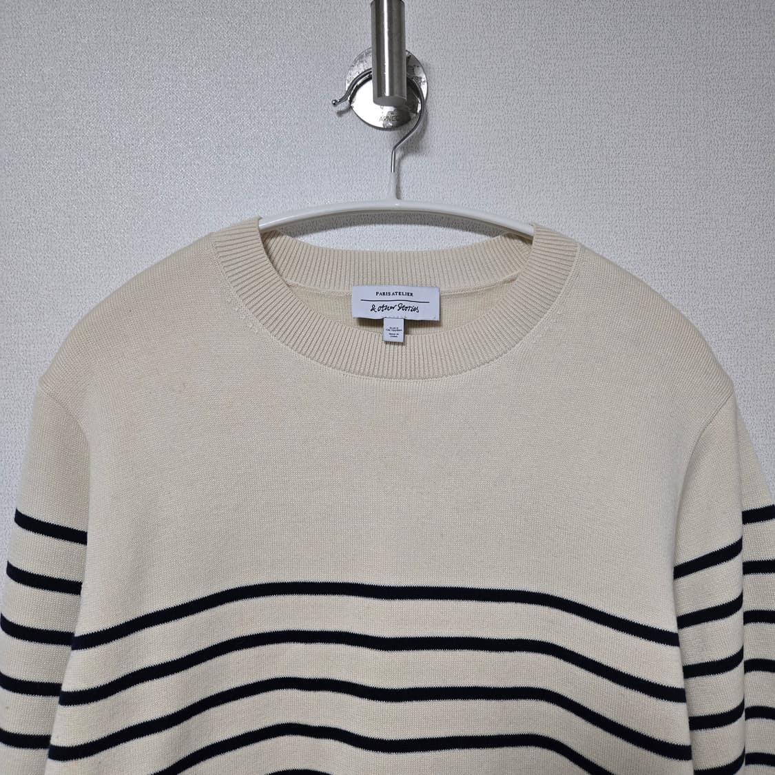 앤아더스토리즈 코튼 스트라이프 니트 / 여성 니트/ 여자 니트 상품이미지5