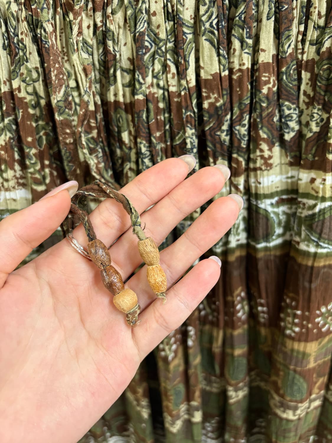 히피 에스닉 패턴 롱 스커트 상품이미지3