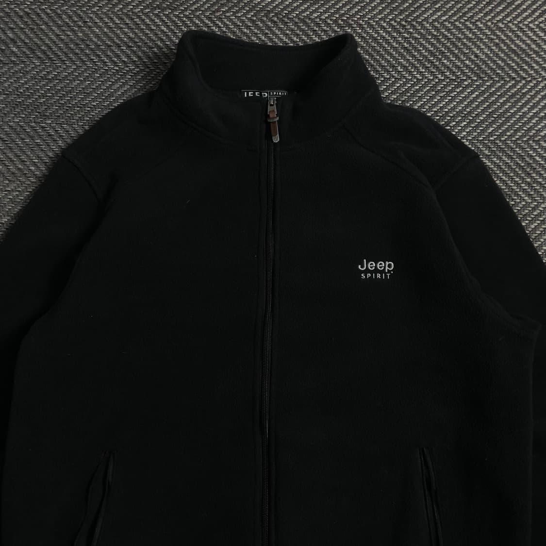 지프 오리지날 자수 로고 블랙 플리스 자켓y 4264 상품이미지5