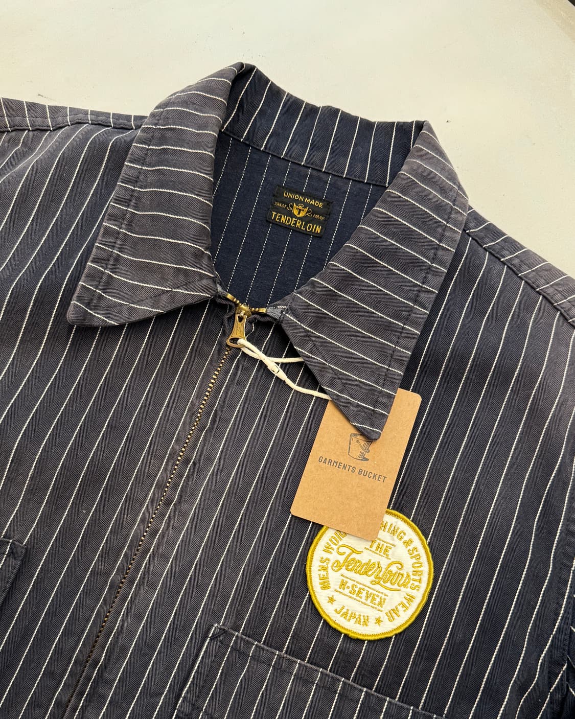 텐더로인 스트라이프 워크자켓 상품이미지3