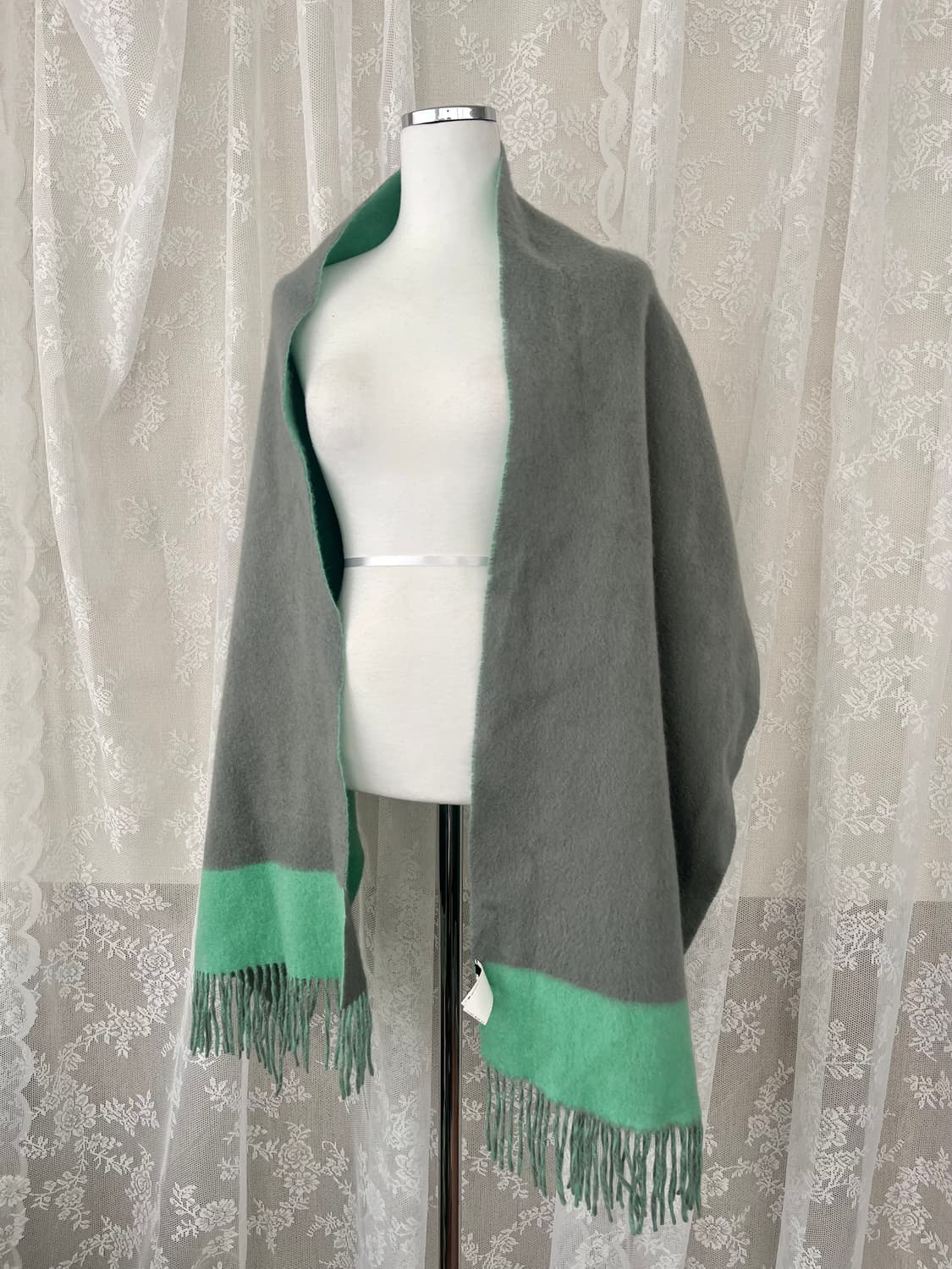 한섬 시스템 캐시미어 100 양면 머플러 상품이미지3