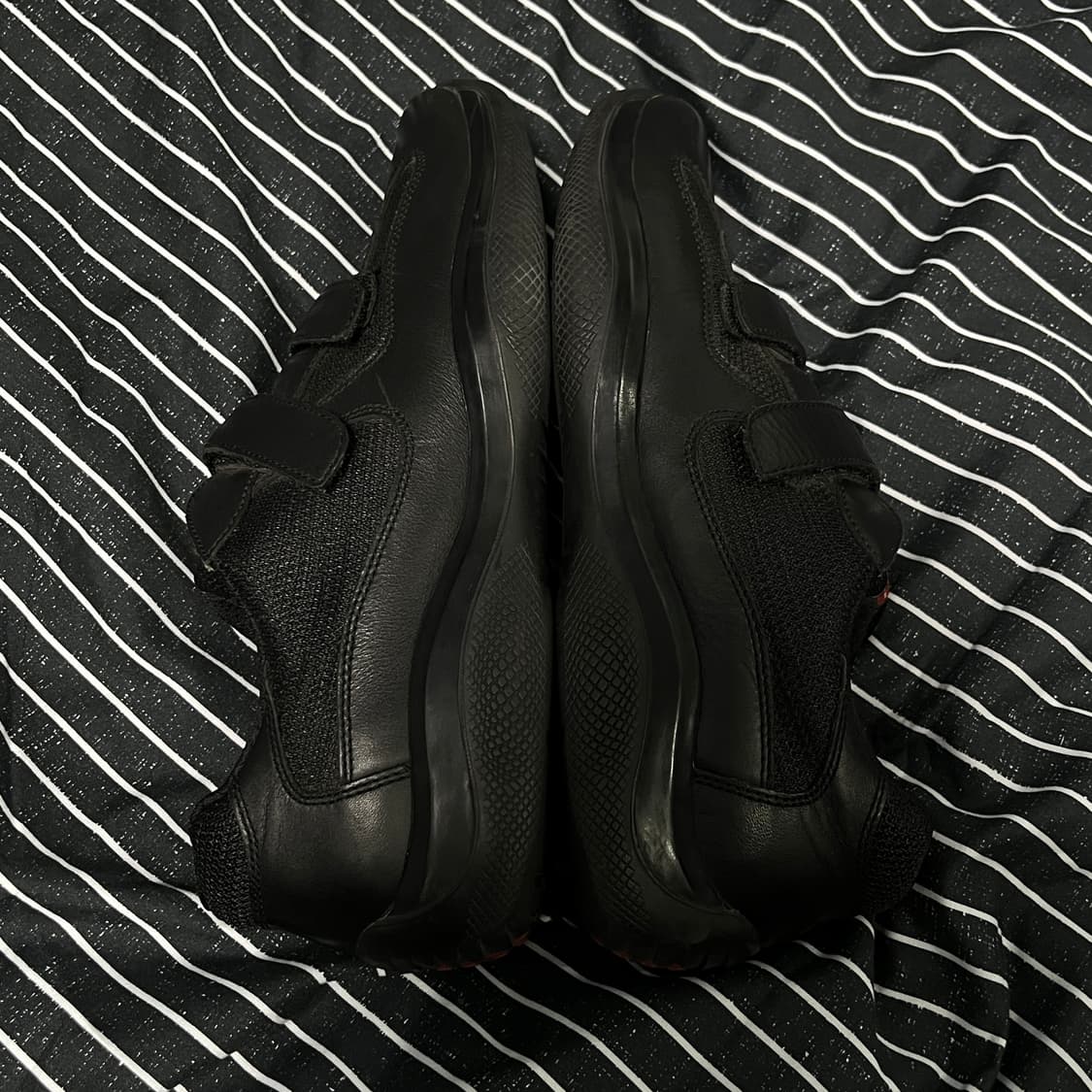 프라다 아메리카컵 블랙무광 벨크로 UK8 270-275 상품이미지5