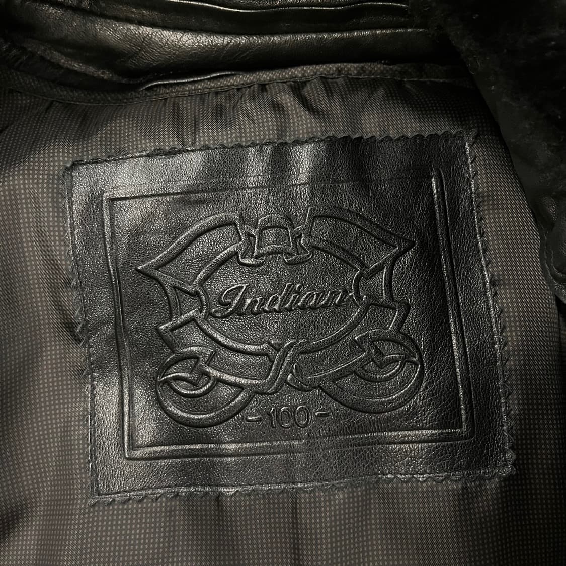 [정품/100] 인디안 빈티지 퍼카라 가죽자켓 b16 상품이미지5