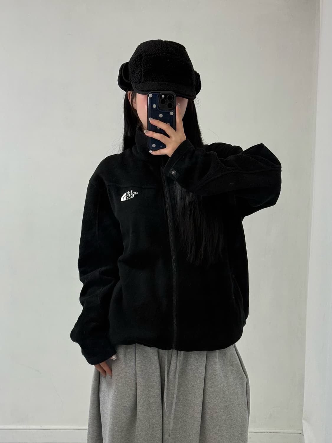 노스페이스 블랙 후리스 상품이미지1