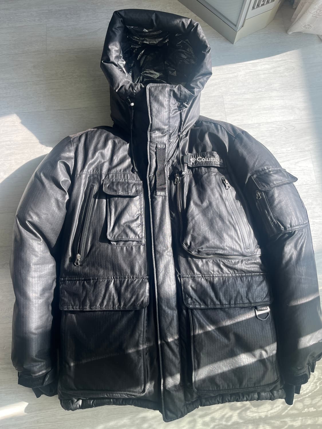 콜롬비아 남성 옴니히트 구스 패딩 (M) 상품이미지1