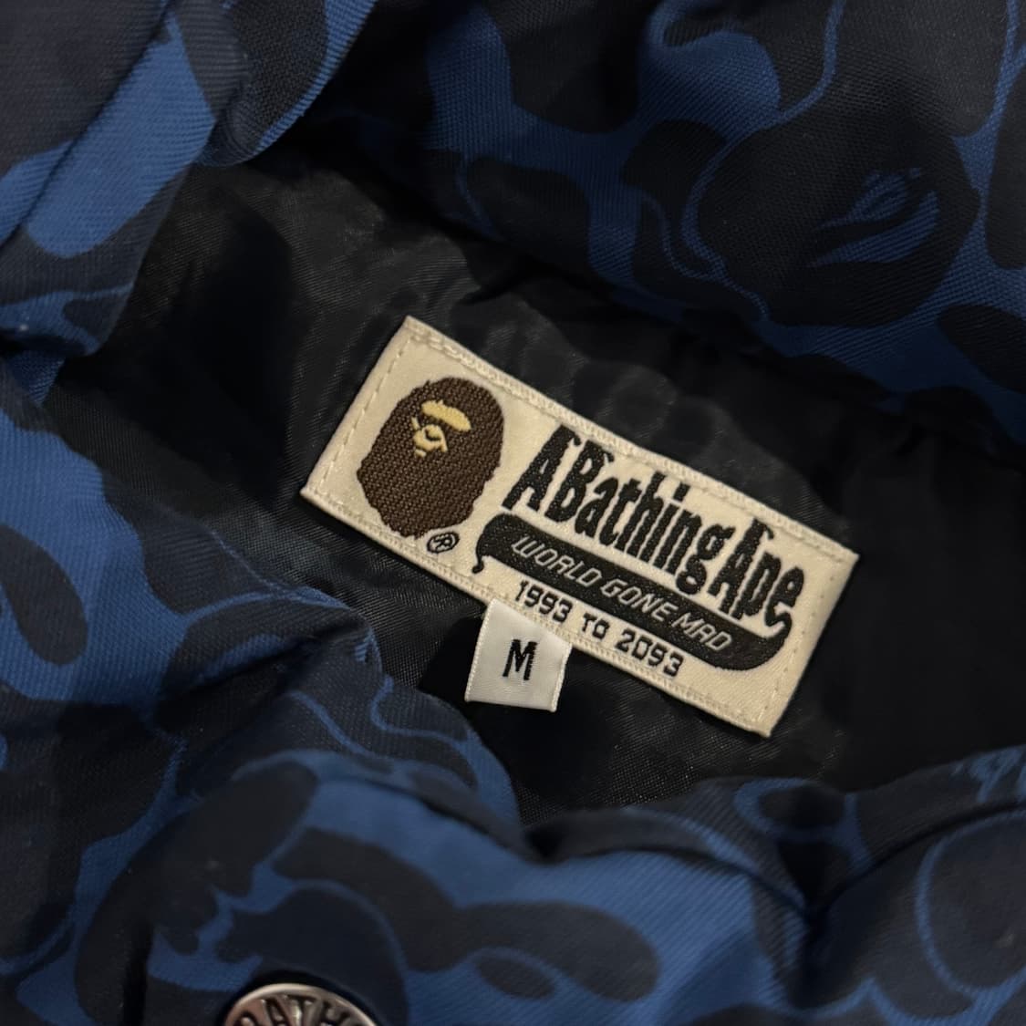 베이프 카모 패딩 베스트 M 상품이미지3