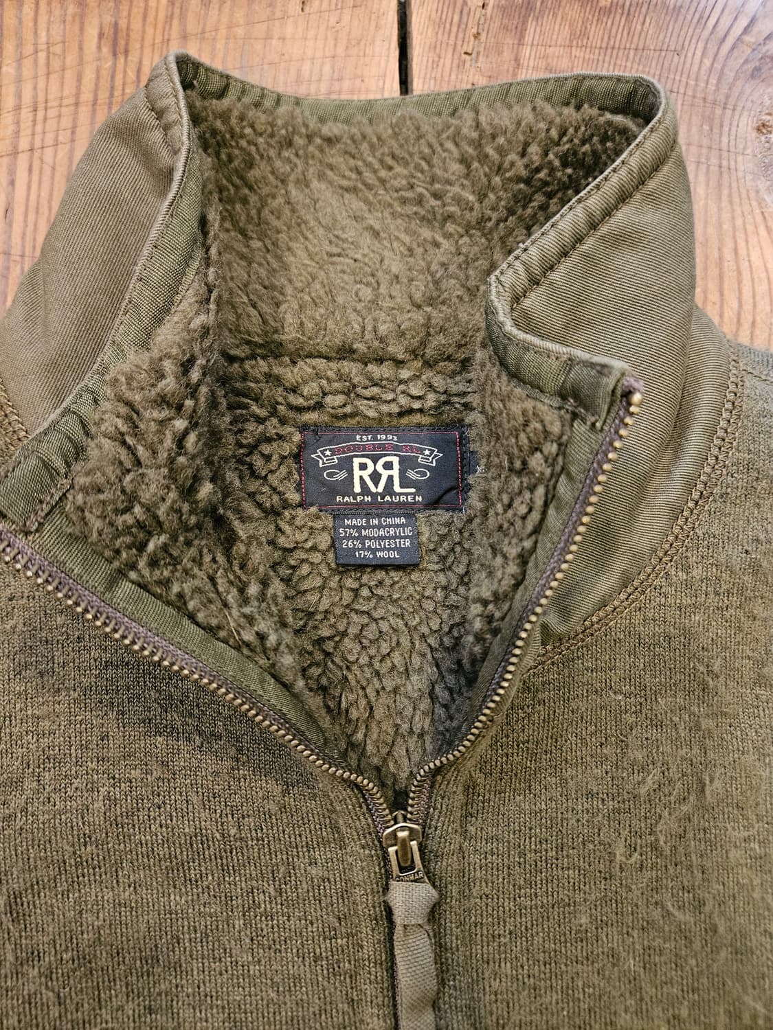 더블알엘 울 플리스 자켓 상품이미지3