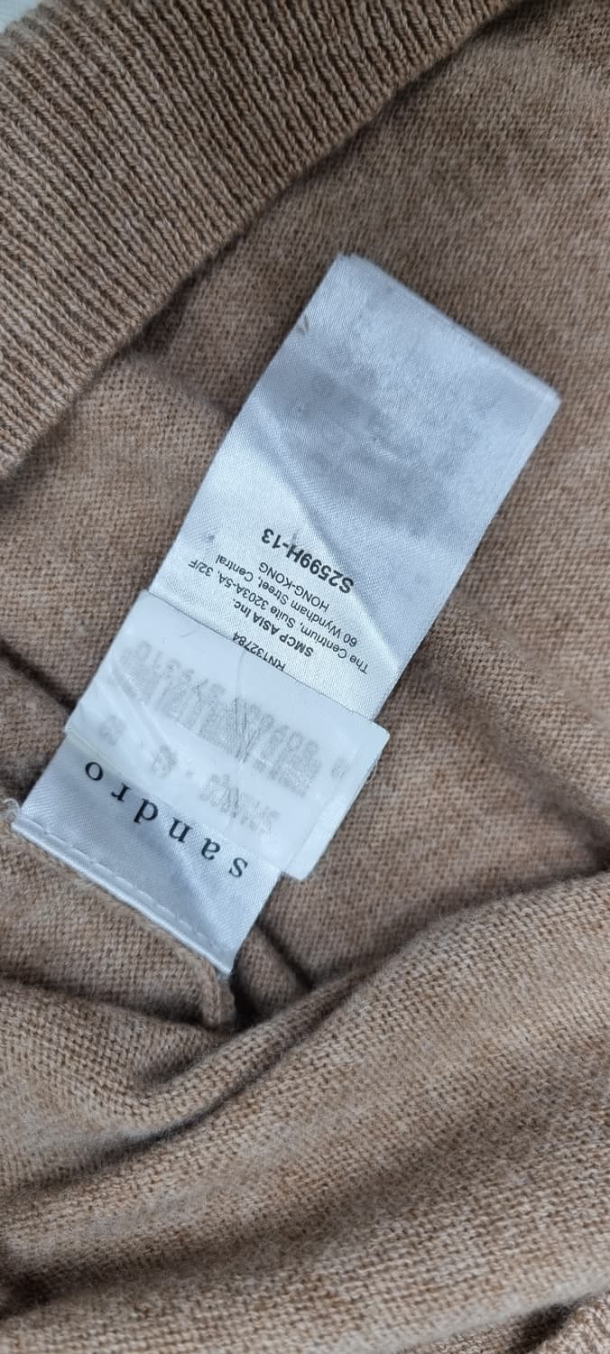 산드로 플래시백 울 91%, 캐시미어 9% 니트 1size _ 여성 상품이미지10