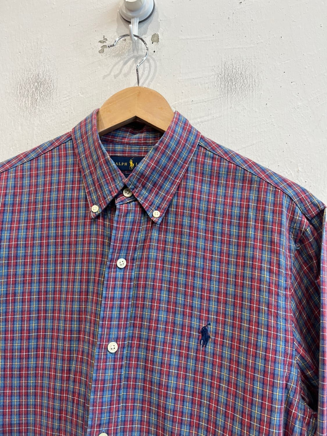 폴로랄프로렌 체크셔츠 M 상품이미지2