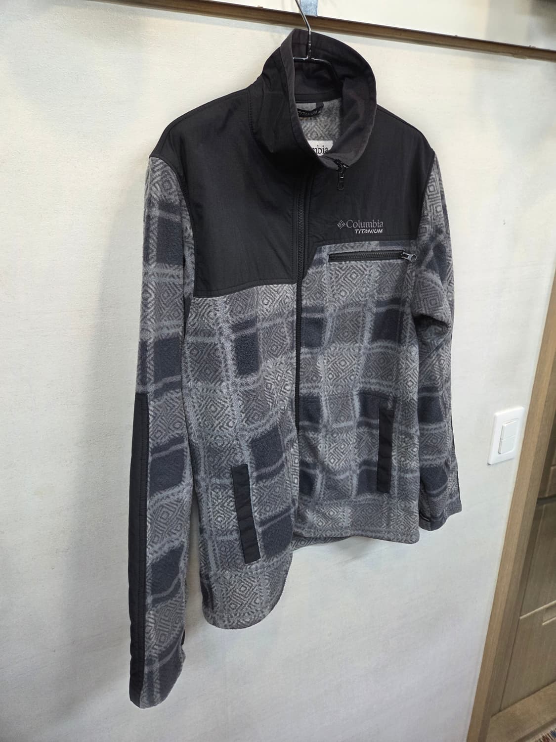 컬럼비아 체크 플리스 우븐자켓 L 상품이미지10