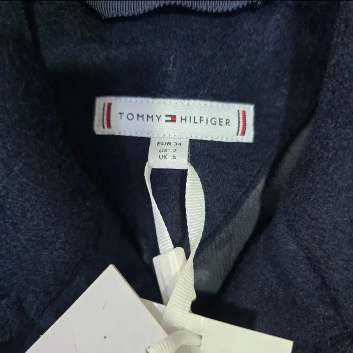 1607 [타미힐피거]울 블렌드 더블 피코트 34(s) 상품이미지6