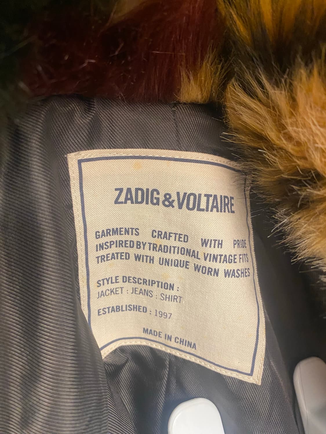 쟈딕 앤 볼테르 인조퍼 점퍼 상품이미지7