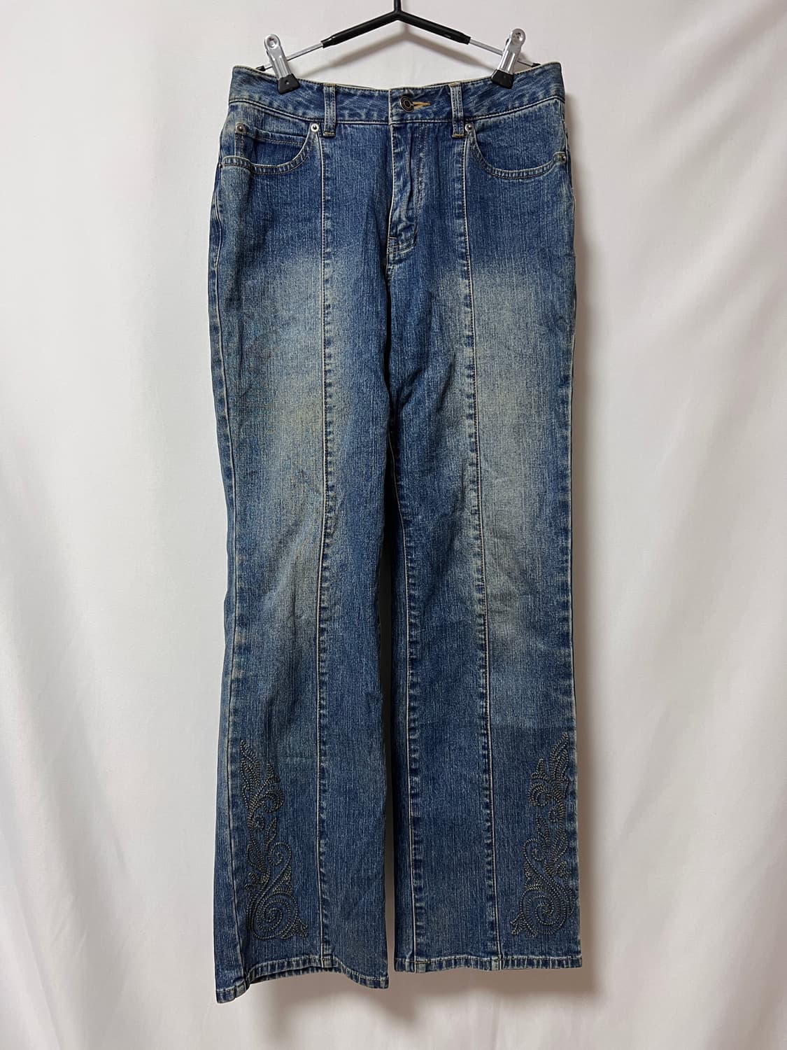 자수 워싱 데님 팬츠 상품이미지5