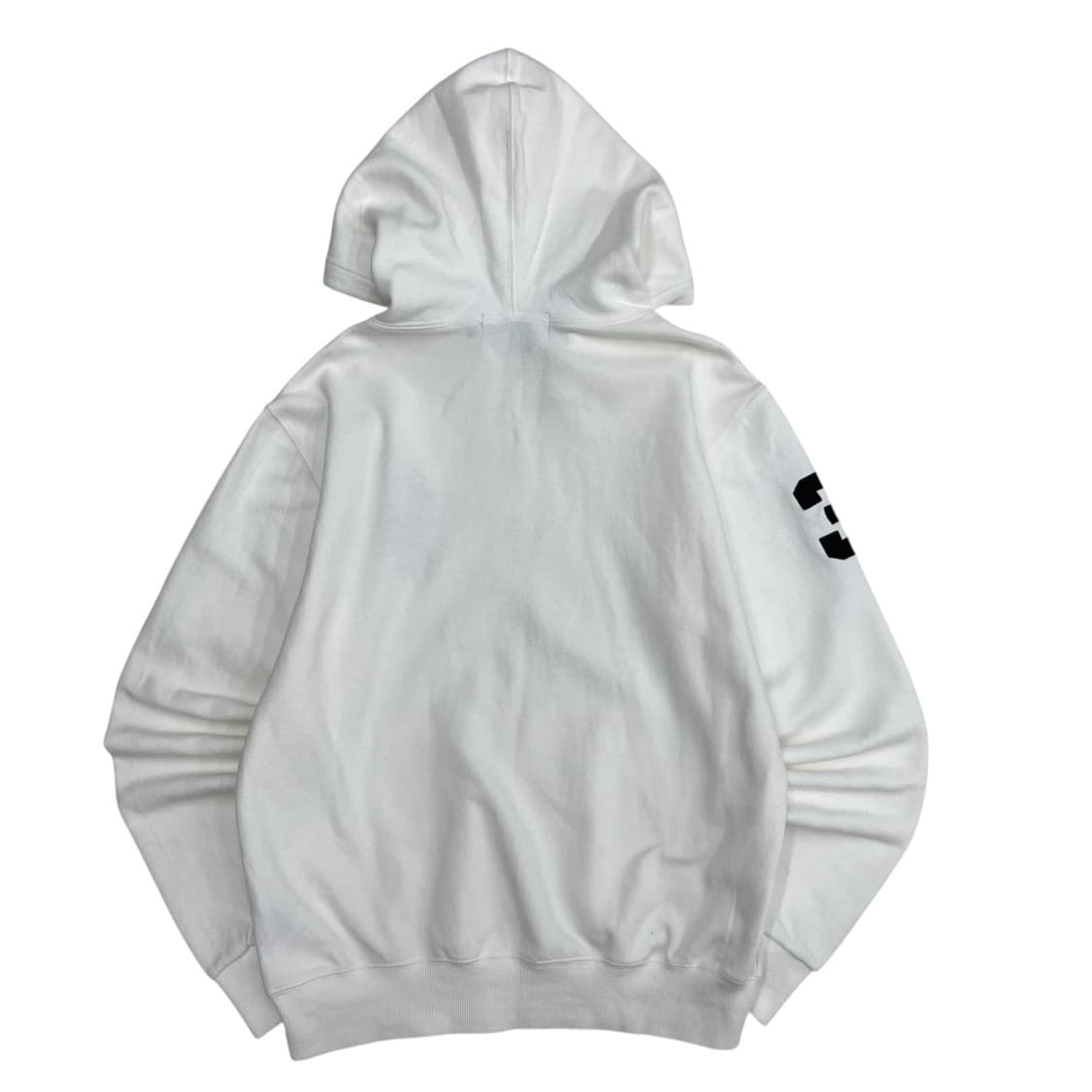 폴로 랄프로렌 블랙 빅포니 화이트 후드 S 상품이미지3