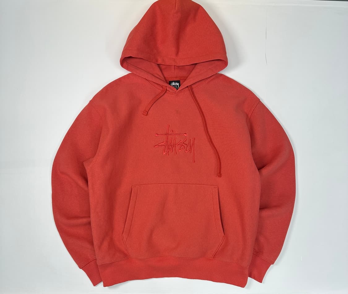 스투시 스틱로고 아플리케 로즈컬러  상품이미지1