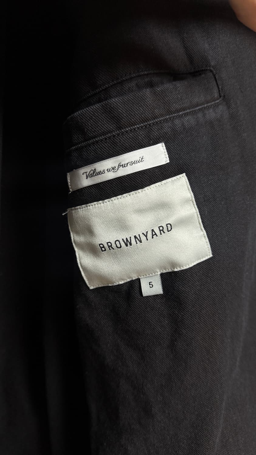 브라운야드 워시드 트렌치 코트 워시드블랙 상품이미지6