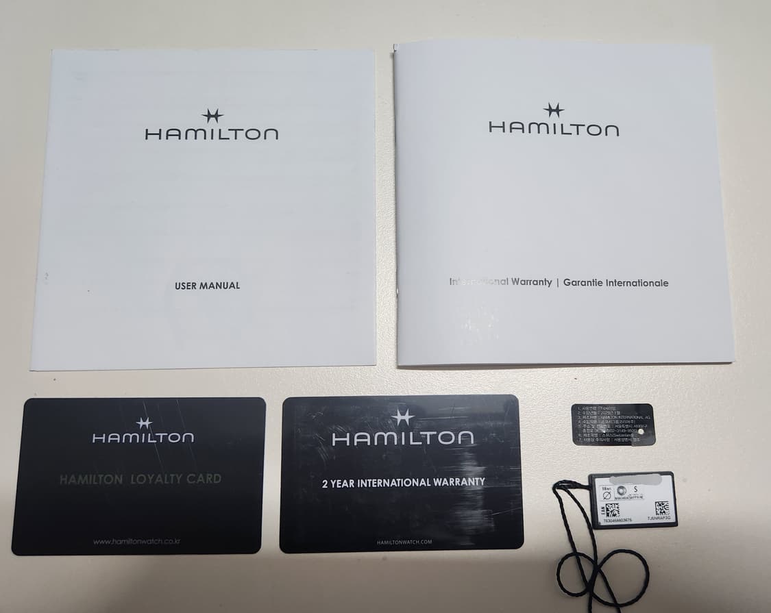 해밀턴 머피 38mm 카키필드 오토매틱 블랙 레더 스트랩 상품이미지8