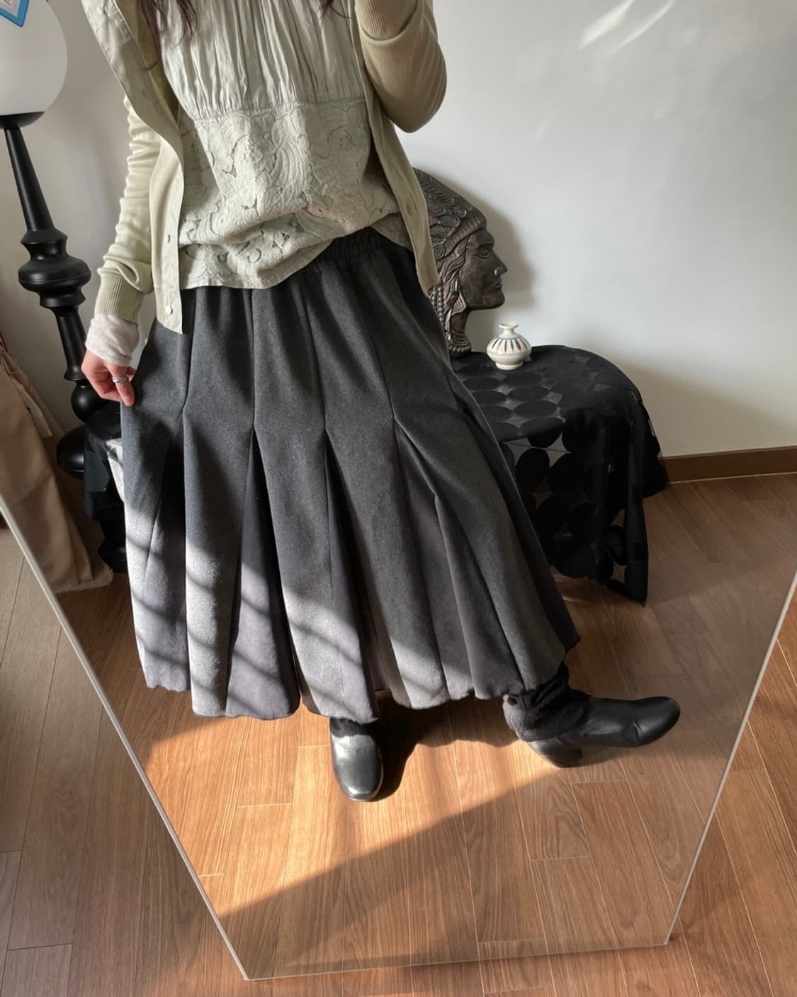 long flare skirt 상품이미지5