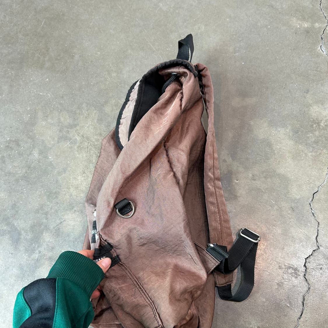 빈티지 브라운 백팩 상품이미지3