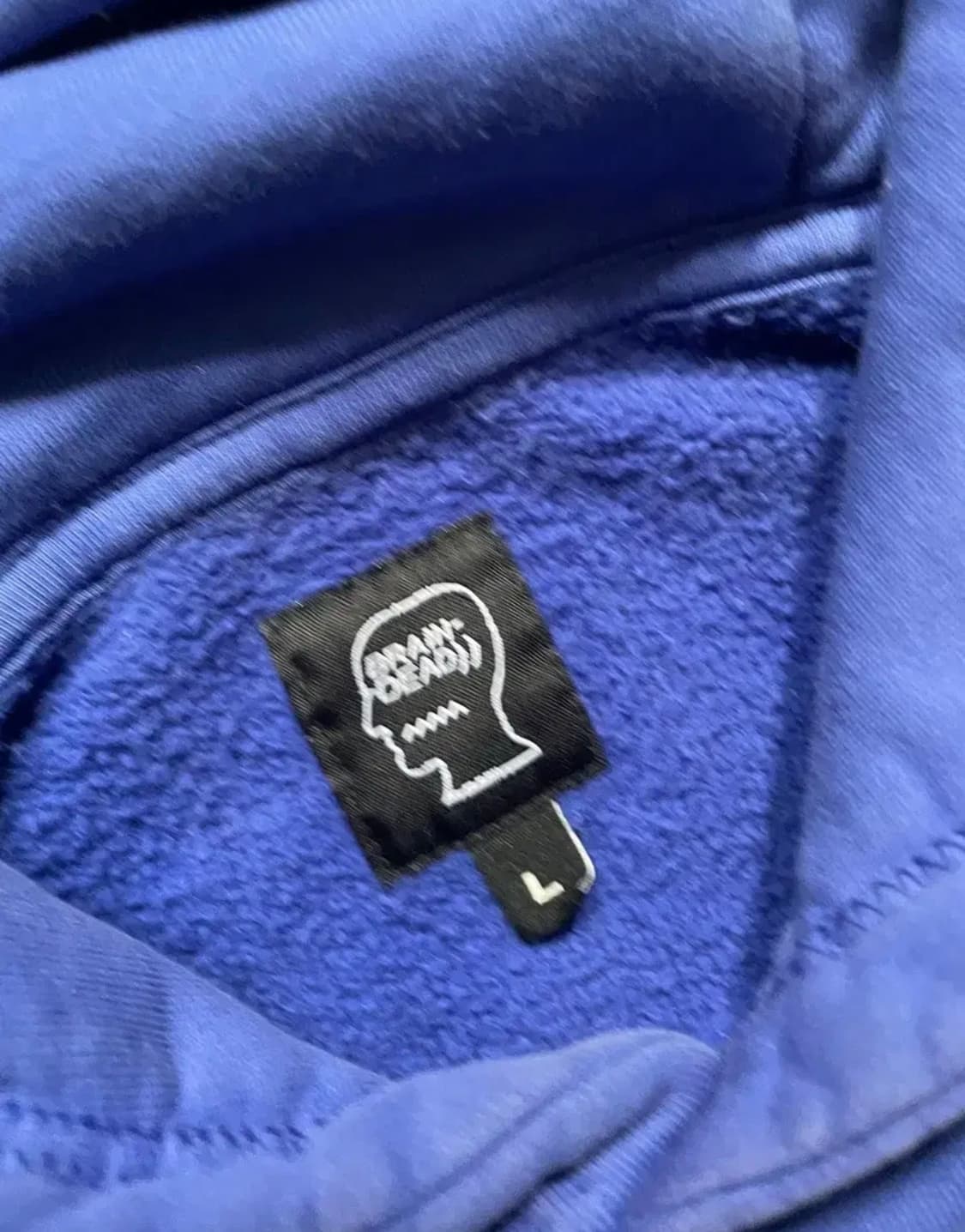 브레인데드 헤비웨이트 L 후드 블루 상품이미지3