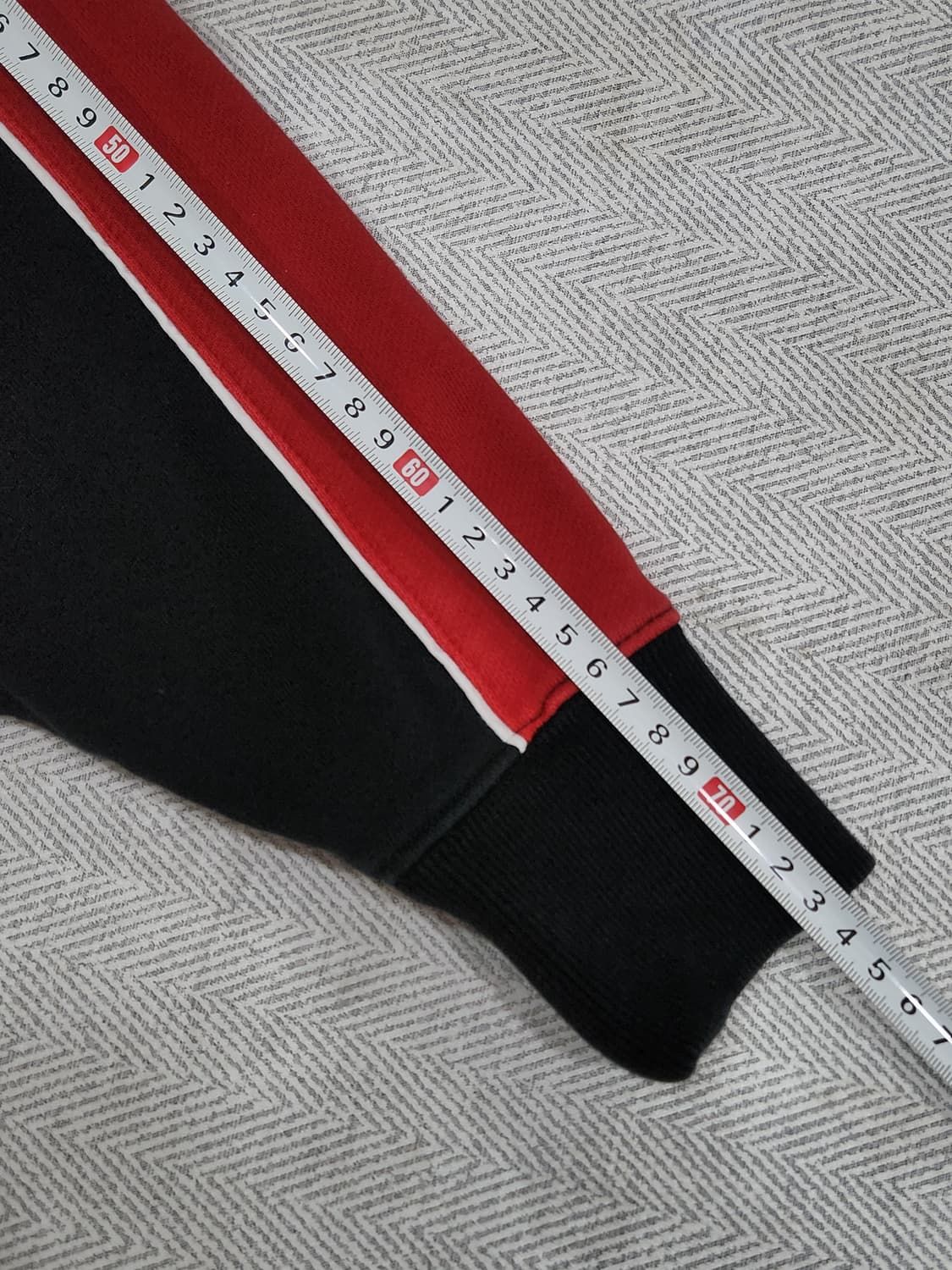 [S] 반스 Vans 후드 집업 S사이즈 블랙레드 백로고 상품이미지8