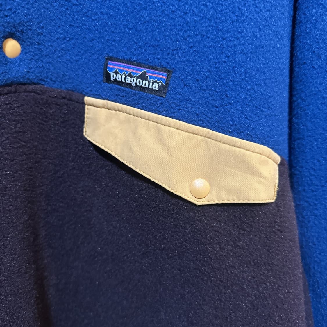 10FW 파타고니아 신칠라 스냅-T 블루/브라운 상품이미지3