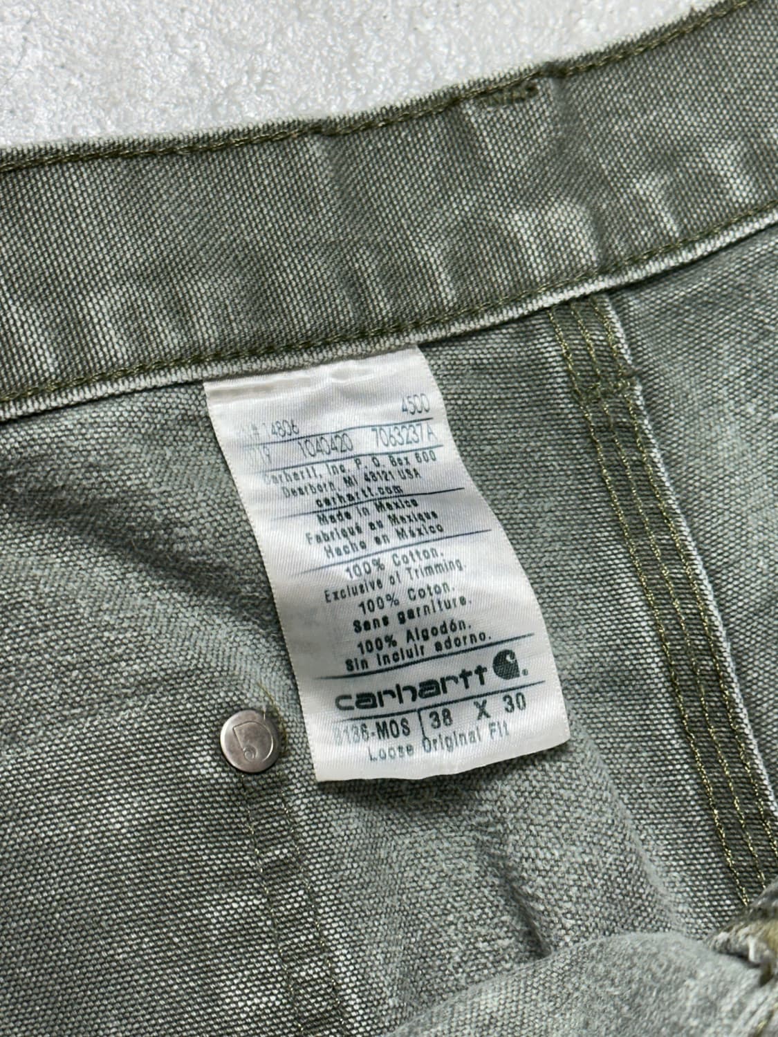 OG 칼하트 B136 더블니 MOS 칼하트 썩블니 상품이미지9