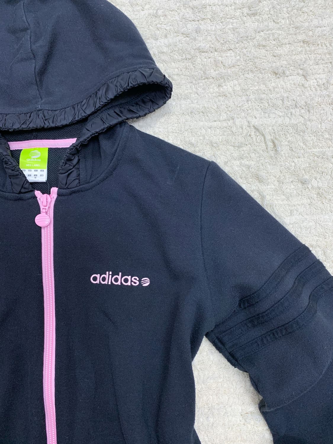 ADIDAS Pink Zip Hoodie 상품이미지2