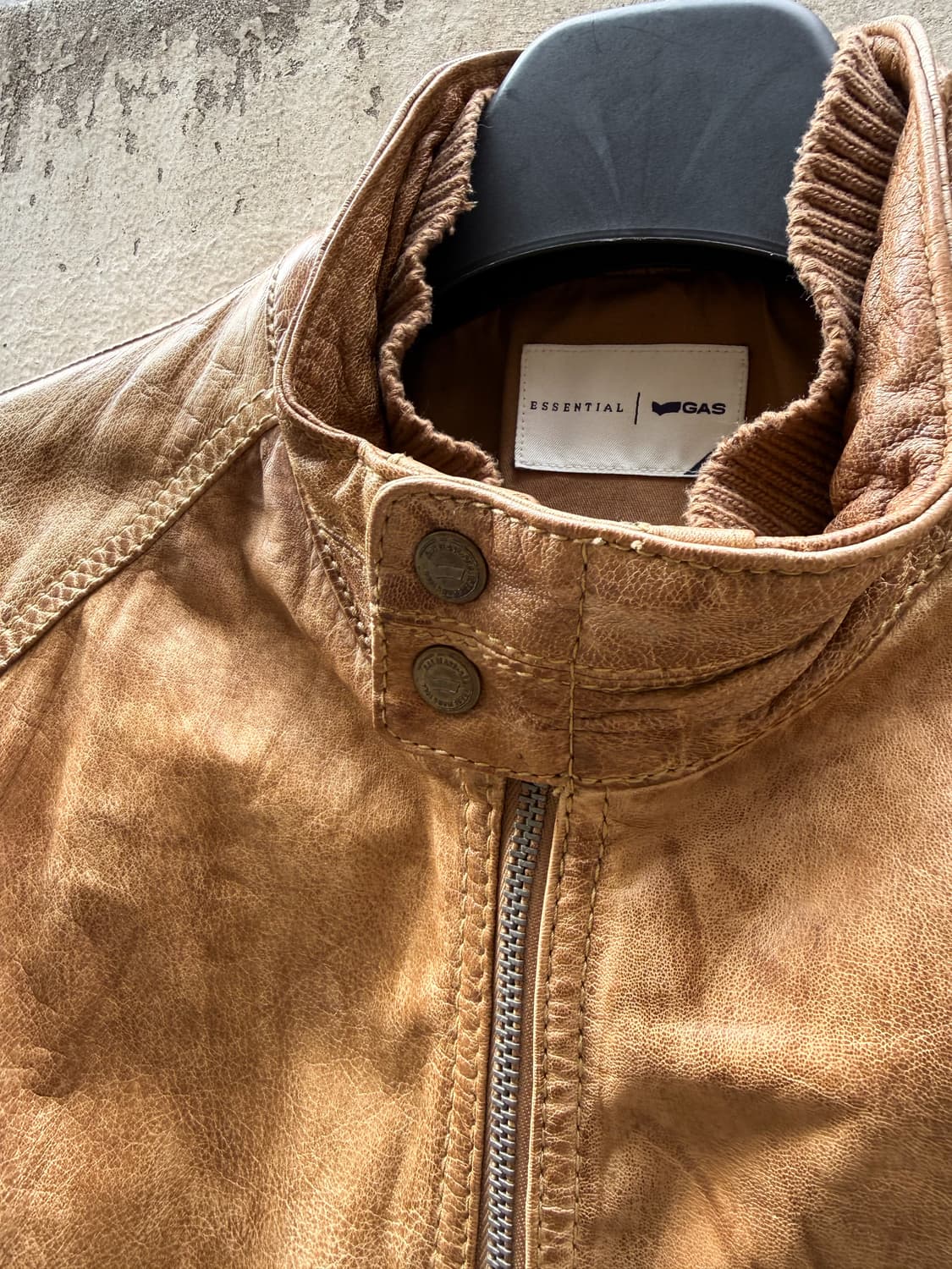 Vintage GAS Goatskin Leather Jacket 상품이미지4