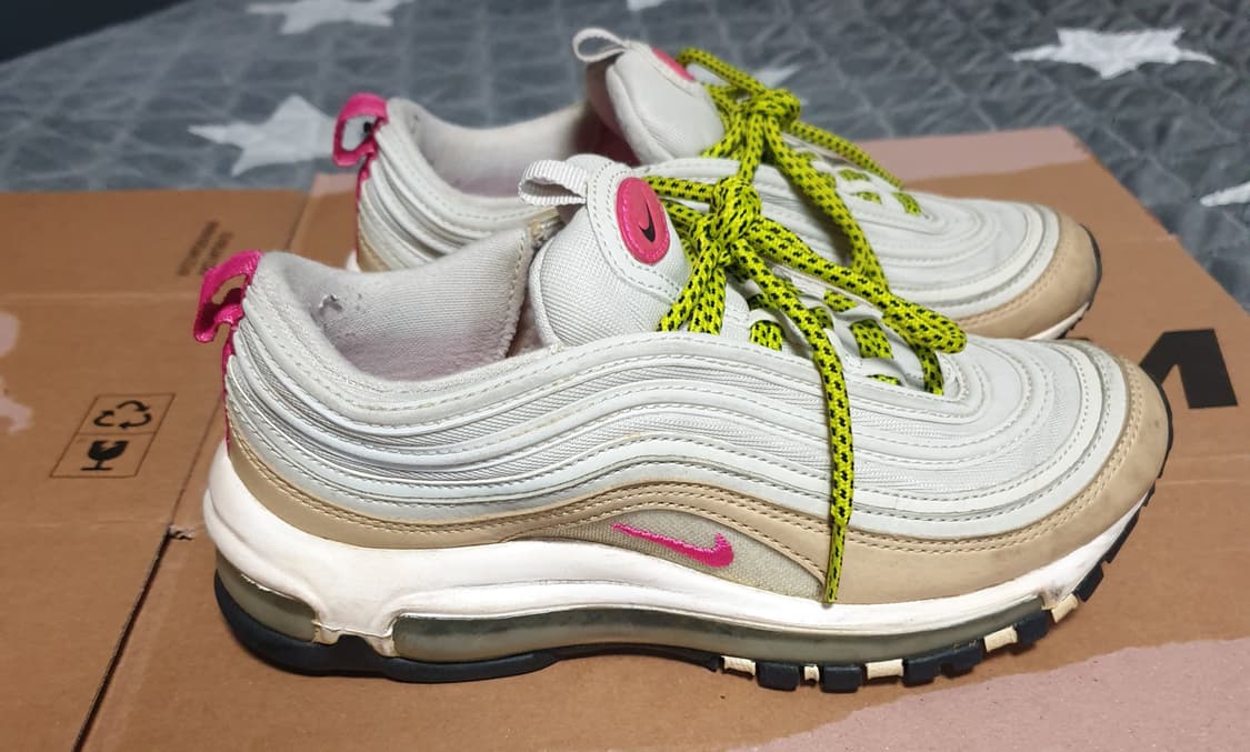 나이키 에어맥스97 라이트본 머쉬룸 핑크 스니커즈 (230) 상품이미지2