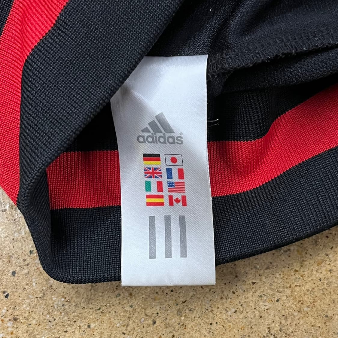 [정품/95] 아디다스 AC밀란 트랙탑 블랙 레드 져지 b10 상품이미지7