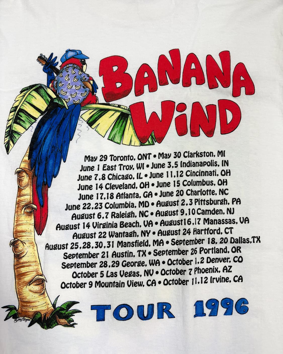 Jimmy Buffet 96 OG tour tee 상품이미지4