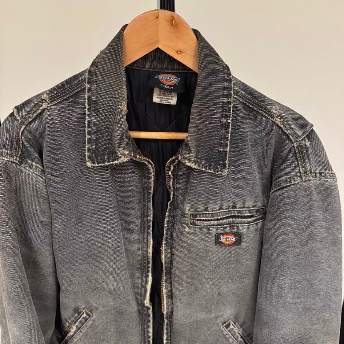 빈티지 90s Dickies Distressed Faded Jacket 상품이미지4