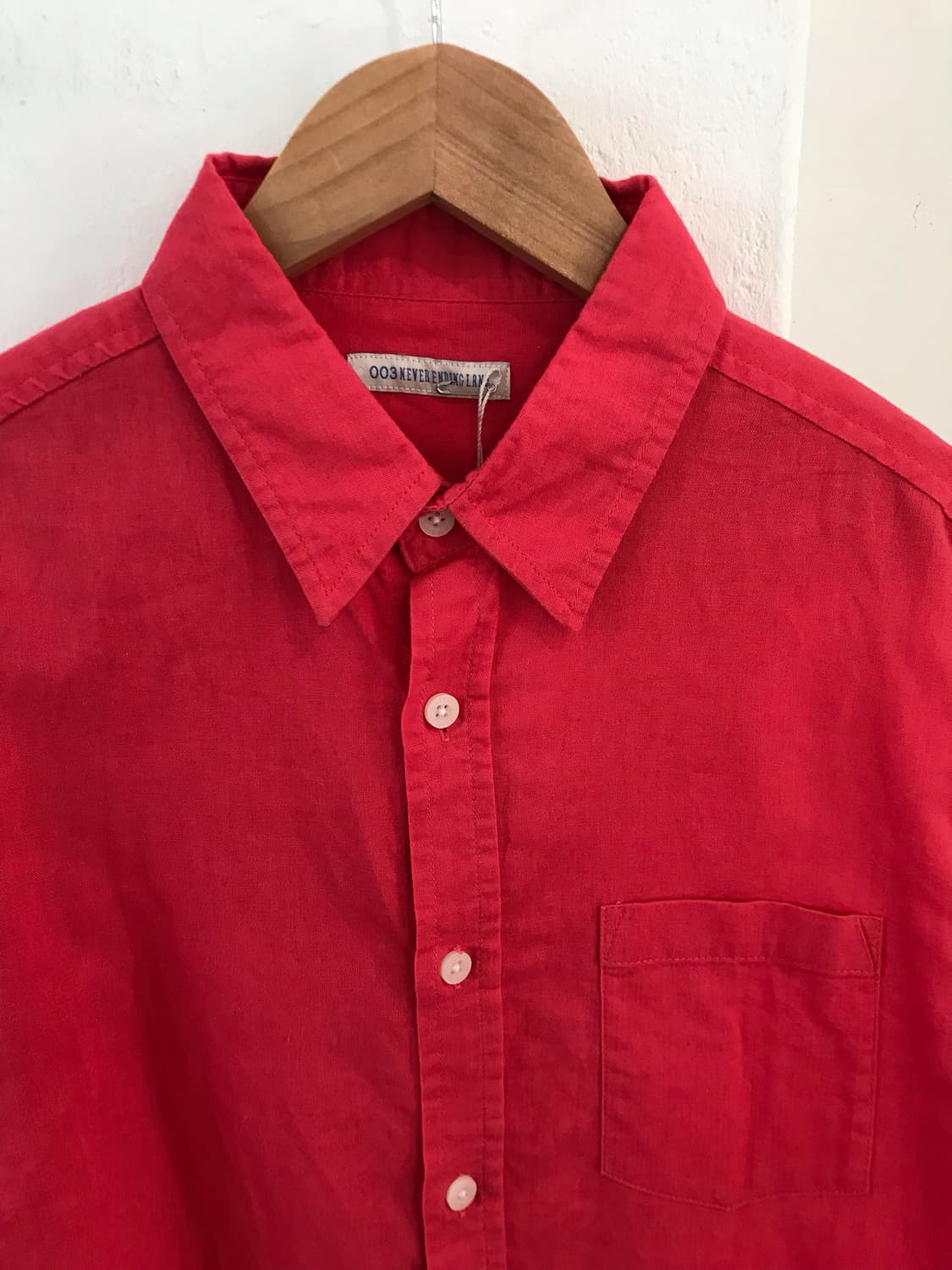 빈티지 핑크 셔츠 상품이미지7