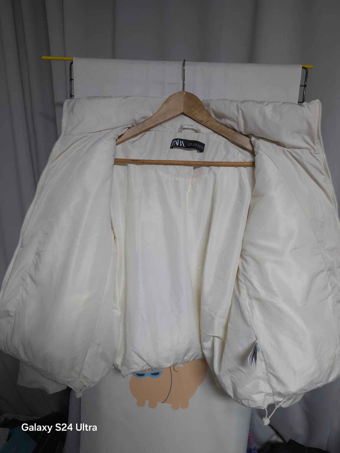 ZARA 자라 아이보리색 숏패딩 M ✨️정품✨️
 상품이미지4