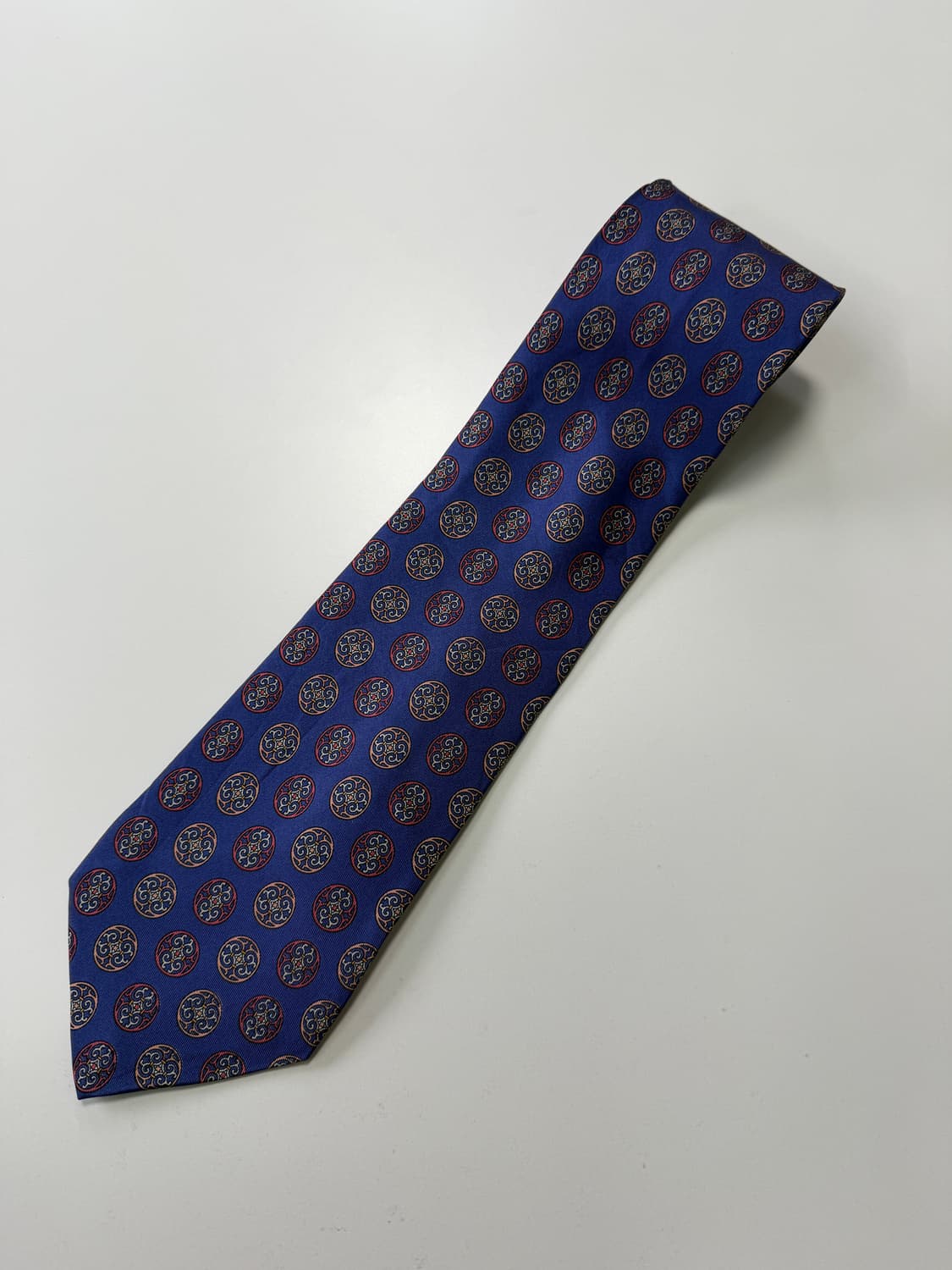 빈티지 실크 넥타이 9cm 상품이미지1