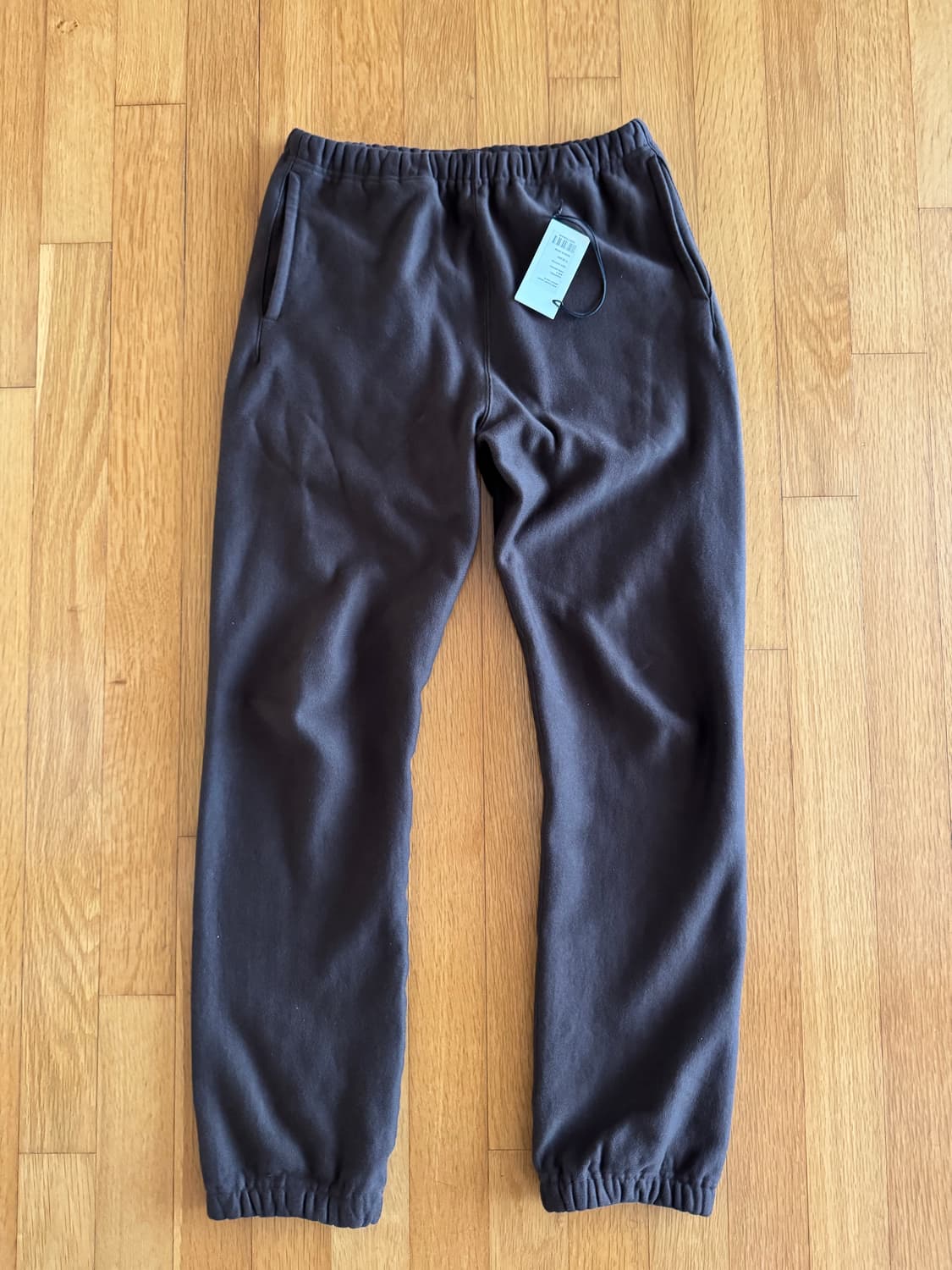 22aw 오라리 하이카운트 헤비 스웻 팬트 다크브라운 3 상품이미지1